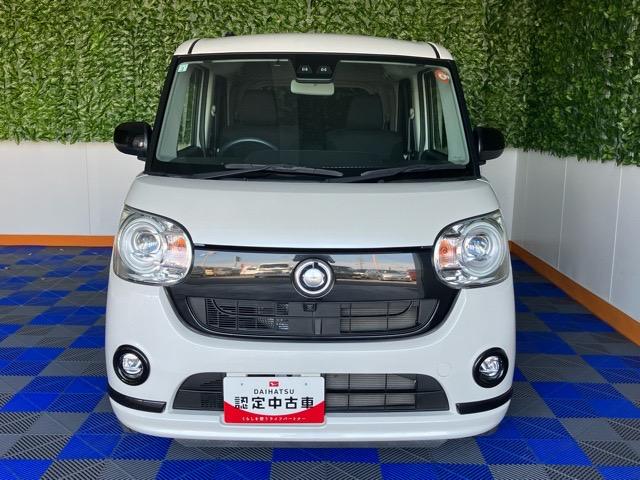 ムーヴキャンバスＧブラックアクセントリミテッド　ＳＡIII両側電動スライドドア・ＥＴＣ・パノラマモニター・プッシュボタンスタート・ステアリングスイッチ・オートエアコン・キーフリー・ベンチシート・パワーウィンドウ（佐賀県）の中古車