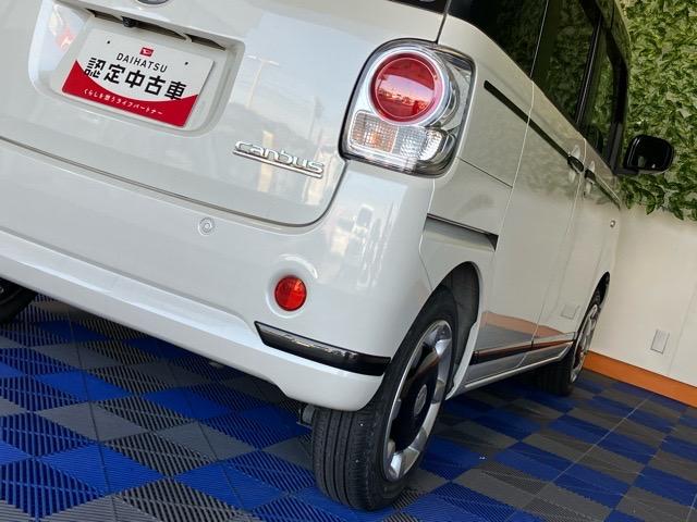 ムーヴキャンバスＧブラックアクセントリミテッド　ＳＡIII両側電動スライドドア・ＥＴＣ・パノラマモニター・プッシュボタンスタート・ステアリングスイッチ・オートエアコン・キーフリー・ベンチシート・パワーウィンドウ（佐賀県）の中古車