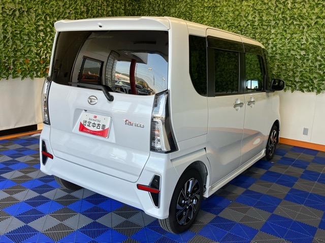 タントカスタムＸ両側電動スライドドア・ドラレコ・バックモニター・プッシュボタンスタート・ステアリングスイッチ・オートエアコン・キーフリー・ベンチシート・コーナーセンサー・アルミホイール・パワーウィンドウ（佐賀県）の中古車