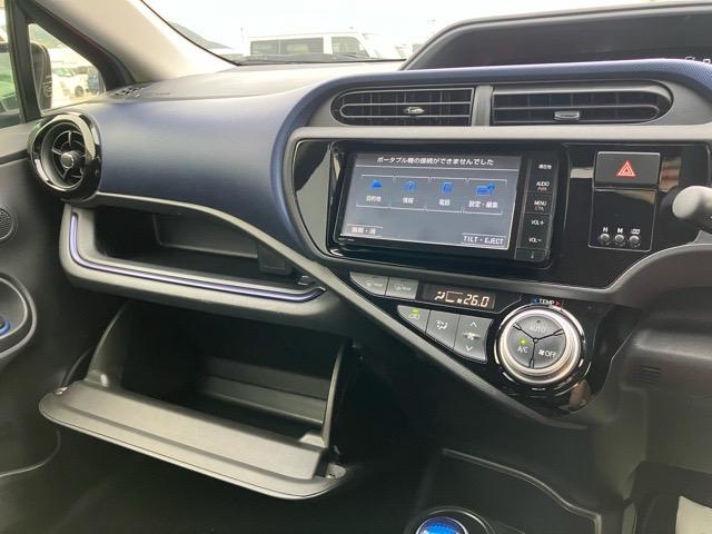 アクアＳ外装ワケあり車・バックモニター・プッシュボタンスタート・ステアリングスイッチ・オートエアコン・キーフリー・パワーウィンドウ（佐賀県）の中古車