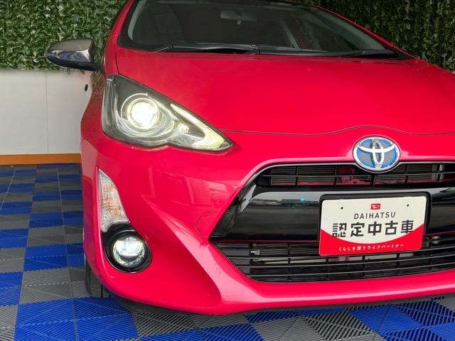 アクアＳ外装ワケあり車・バックモニター・プッシュボタンスタート・ステアリングスイッチ・オートエアコン・キーフリー・パワーウィンドウ（佐賀県）の中古車