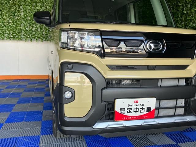 タントファンクロス両側電動スライドドア・プッシュボタンスタート・ステアリングスイッチ・オートエアコン・キーフリーシステム・シートヒーター・バックカメラ対応・アルミホイール・パワーウィンドウ（佐賀県）の中古車