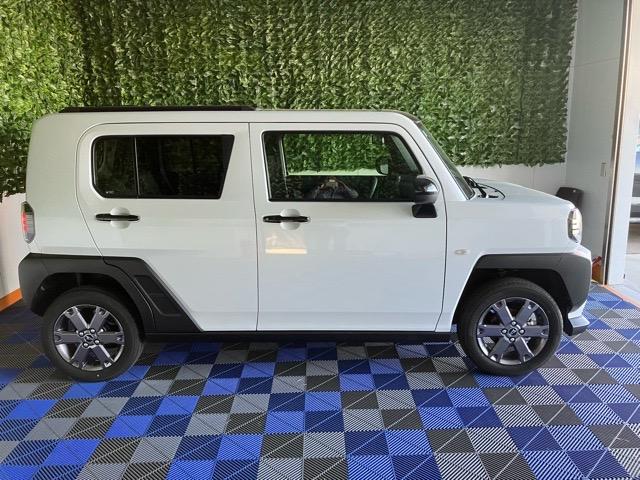 タフトG ダーククロムベンチャー外装ワケあり車・コーナーセンサー・プッシュボタンスタート・ステアリングスイッチ・キーフリー・シートヒーター・アルミホイール・パワーウィンドウ(佐賀県)の中古車