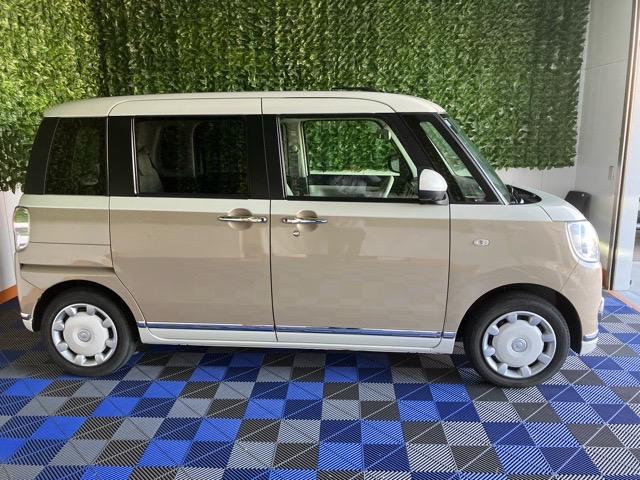 ムーヴキャンバスGメイクアップVS SAIIIアウトレット車・両側電動スライドドア・ドラレコ・パノラマモニター・プッシュボタンスタート・ステアリングスイッチ・オートエアコン・キーフリー・パワーウィンドウ(佐賀県)の中古車