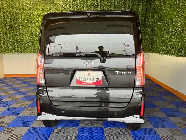 タントカスタムＲＳ両側電動スライドドア・プッシュボタンスタート・ステアリングスイッチ・オートエアコン・キーフリー・コーナーセンサー・ベンチシート・シートヒーター・パワーウィンドウ（佐賀県）の中古車