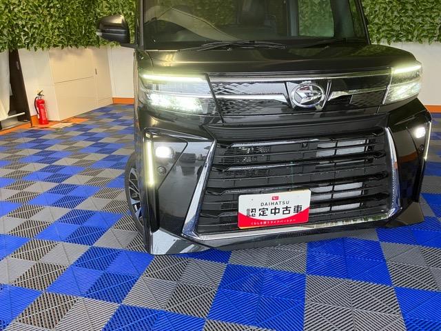タントカスタムＲＳ両側電動スライドドア・プッシュボタンスタート・ステアリングスイッチ・オートエアコン・キーフリー・コーナーセンサー・ベンチシート・シートヒーター・パワーウィンドウ（佐賀県）の中古車