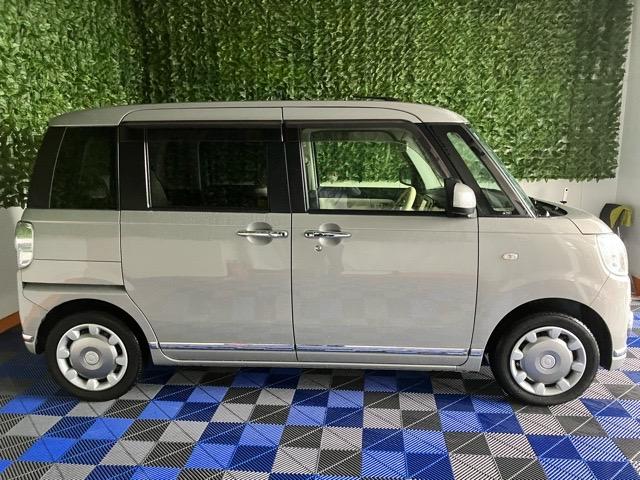 ムーヴキャンバスGメイクアップリミテッド SAIII外装ワケあり車・両側電動スライドドア・ETC・パノラマモニター・プッシュボタンスタート・オートハイビーム・キーフリーシステム・ベンチシート・パワーウィンドウ(佐賀県)の中古車