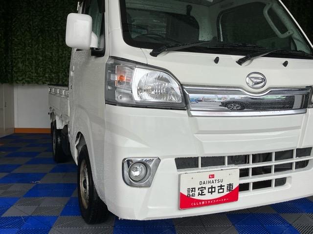 ハイゼットトラックEXTアウトレット車・4WD・MT車・ナビ・作業灯・ハイロー切替・エアコン・キーレスエントリー・パワーウィンドウ(佐賀県)の中古車