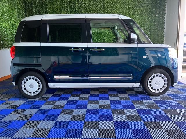 ムーヴキャンバスストライプスG外装ワケあり車・両側電動スライドドア・ドラレコ・パノラマモニター・コーナーセンサー・プッシュスタート・ステアリングスイッチ・キーフリー・シートヒーター・ベンチシート・パワーウィンドウ(佐賀県)の中古車