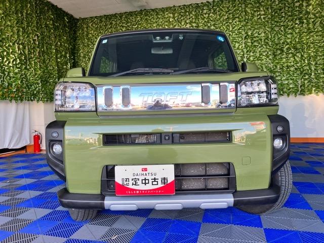 タフトG クロムベンチャーアウトレット車・ドラレコ・パノラマモニター・コーナーセンサー・プッシュボタンスタート・ステアリングスイッチ・オートエアコン・キーフリー・アルミホイール・シートヒーター・パワーウィンドウ(佐賀県)の中古車