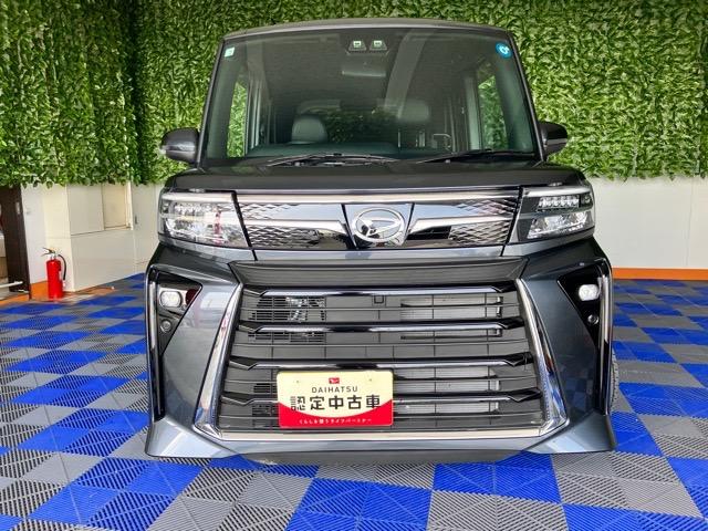 タントカスタムＲＳ両側電動スライドドア・プッシュボタンスタート・ステアリングスイッチ・オートエアコン・キーフリー・コーナーセンサー・シートヒーター・パワーウィンドウ（佐賀県）の中古車
