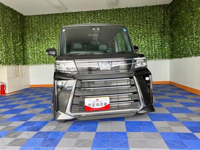 タントカスタムX両側電動スライドドア・プッシュボタンスタート・ステアリングスイッチ・オートエアコン・キーフリー・コーナーセンサー・ベンチシート・シートヒーター・パワーウィンドウ(佐賀県)の中古車