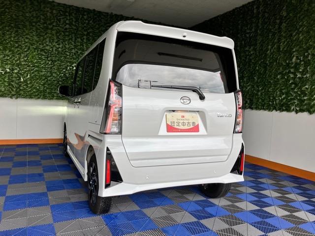 タントカスタムX両側電動スライドドア・プッシュボタンスタート・ステアリングスイッチ・オートエアコン・キーフリー・コーナーセンサー・シートヒーター・パワーウィンドウ(佐賀県)の中古車