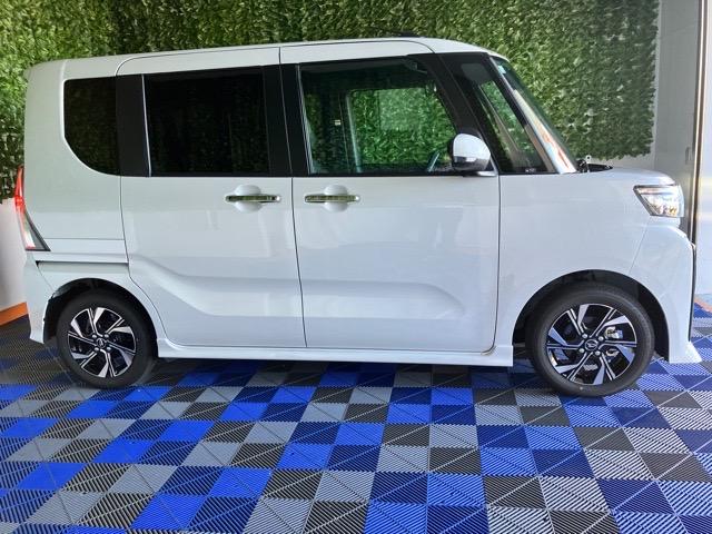 タントカスタムＸ両側電動スライドドア・プッシュボタンスタート・ステアリングスイッチ・オートエアコン・キーフリー・コーナーセンサー・ベンチシート・シートヒーター・パワーウィンドウ（佐賀県）の中古車