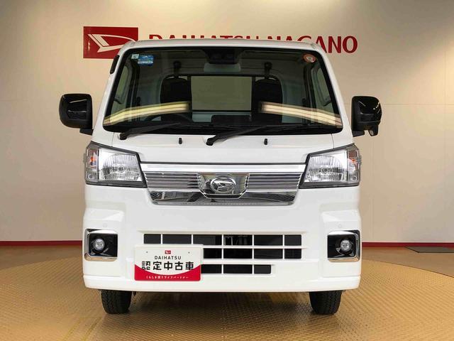 ハイゼットトラックＥＸＴ４ＷＤ　プッシュスタートエンジン　キーフリーシステム　パワードアロック　パワーウィンドウ　電動格納ドアミラー　エアコン　パワステ　衝突被害軽減システム　横滑り防止機能　アイドリングストップ　ＡＢＳ（長野県）の中古車