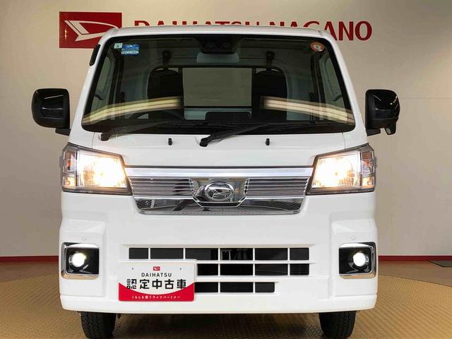 ハイゼットトラックＥＸＴ４ＷＤ　プッシュスタートエンジン　キーフリーシステム　パワードアロック　パワーウィンドウ　電動格納ドアミラー　エアコン　パワステ　衝突被害軽減システム　横滑り防止機能　アイドリングストップ　ＡＢＳ（長野県）の中古車
