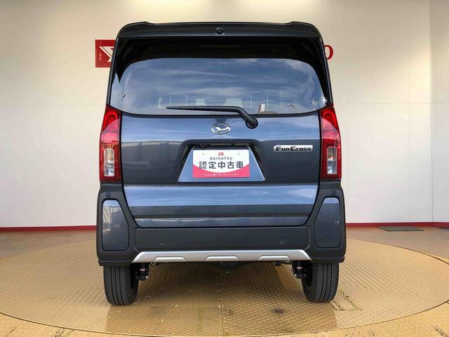 タントファンクロスターボ４ＷＤ　ターボ　シートヒーター　両側電動スライドドア　アイドリングストップ　プッシュスタート　スマートキー　衝突被害軽減システム　横滑り防止機能　オートライト　オートエアコン　ＡＢＳ（長野県）の中古車