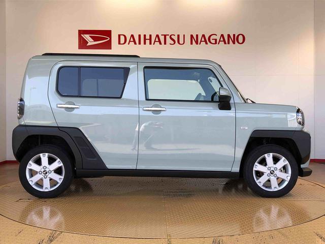 タフトＧターボ　クロムベンチャー４ＷＤ　ターボ　スカイルーフ　　プッシュスタート　スマートキー　オートライト　オートエアコン　電動パーキングブレーキ　衝突被害軽減システム　横滑り防止機能　アイドリングストップ　シートヒーター　ＡＢＳ（長野県）の中古車