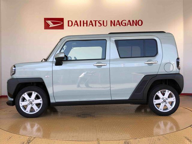 タフトＧターボ　クロムベンチャー４ＷＤ　ターボ　スカイルーフ　　プッシュスタート　スマートキー　オートライト　オートエアコン　電動パーキングブレーキ　衝突被害軽減システム　横滑り防止機能　アイドリングストップ　シートヒーター　ＡＢＳ（長野県）の中古車