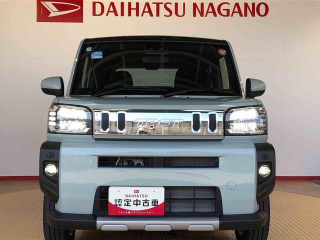 タフトＧターボ　クロムベンチャー４ＷＤ　ターボ　スカイルーフ　　プッシュスタート　スマートキー　オートライト　オートエアコン　電動パーキングブレーキ　衝突被害軽減システム　横滑り防止機能　アイドリングストップ　シートヒーター　ＡＢＳ（長野県）の中古車