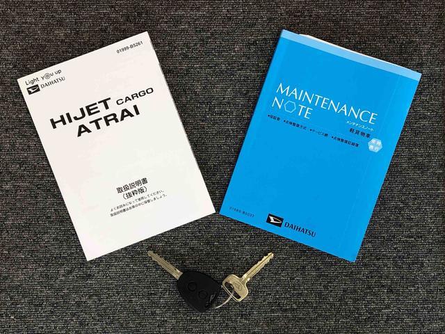 ハイゼットカーゴＤＸ４ＷＤ　ＡＭ／ＦＭラジオ　　マニュアルエアコン　パワーステアリング　パワードアロック　キーレスエントリー　衝突被害軽減システム　横滑り防止機能　アイドリングストップ　オートライト　ＡＢＳ（長野県）の中古車