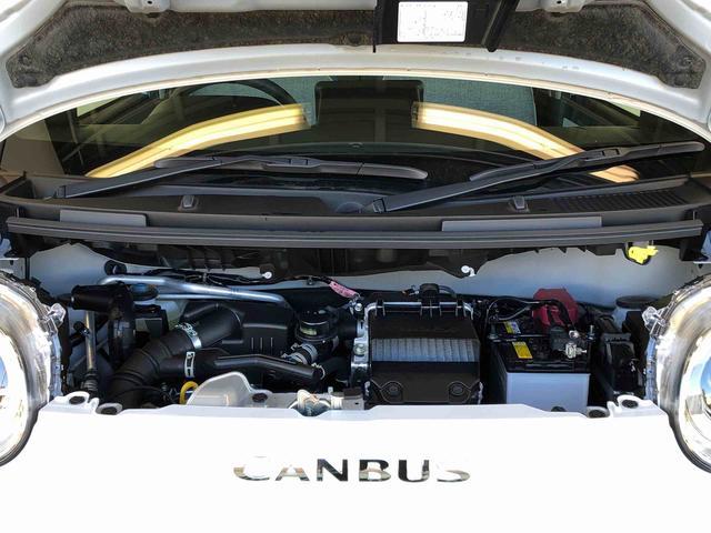 ムーヴキャンバスストライプスＧターボ２ＷＤ　ターボ　　両側電動スライドドア　オートライト　衝突被害軽減システム　横滑り防止機能　プッシュスタート　スマートキー　オートエアコン　電動格納ドアミラー　アイドリングストップ　ＡＢＳ　新品ナビ（長野県）の中古車