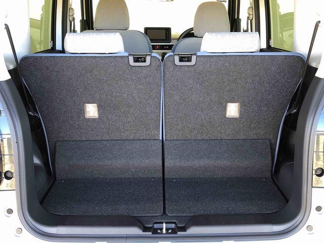 ムーヴキャンバスストライプスＧターボ２ＷＤ　ターボ　　両側電動スライドドア　オートライト　衝突被害軽減システム　横滑り防止機能　プッシュスタート　スマートキー　オートエアコン　電動格納ドアミラー　アイドリングストップ　ＡＢＳ　新品ナビ（長野県）の中古車