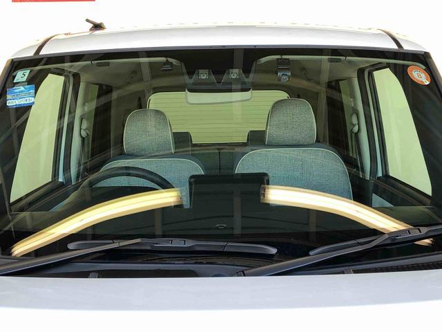 ムーヴキャンバスストライプスＧターボ２ＷＤ　ターボ　　両側電動スライドドア　オートライト　衝突被害軽減システム　横滑り防止機能　プッシュスタート　スマートキー　オートエアコン　電動格納ドアミラー　アイドリングストップ　ＡＢＳ　新品ナビ（長野県）の中古車