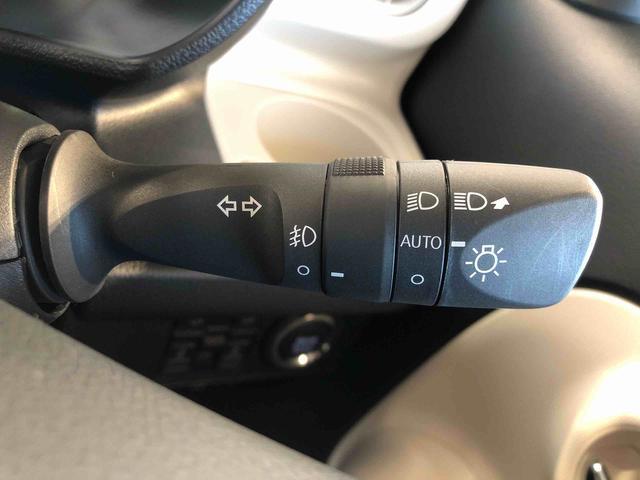 ムーヴキャンバスストライプスＧターボ２ＷＤ　ターボ　　両側電動スライドドア　オートライト　衝突被害軽減システム　横滑り防止機能　プッシュスタート　スマートキー　オートエアコン　電動格納ドアミラー　アイドリングストップ　ＡＢＳ　新品ナビ（長野県）の中古車