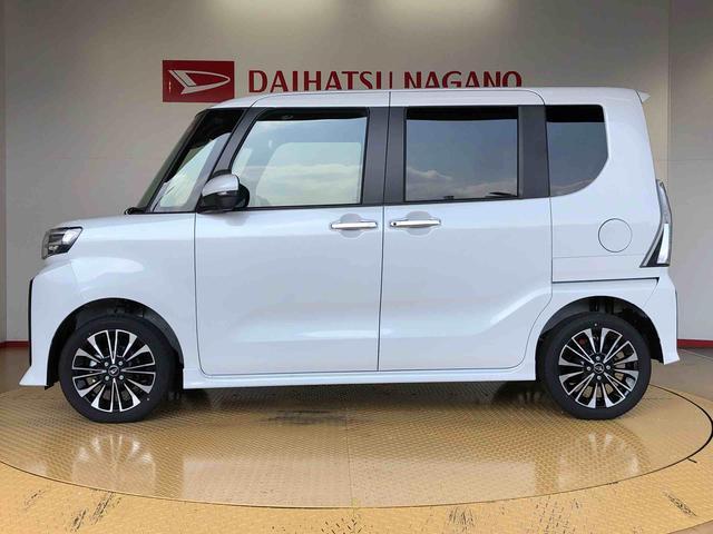 タントカスタムRS4WD ターボ シートヒーター 両側電動スライドドア アイドリングストップ プッシュスタート スマートキー 衝突被害軽減システム 横滑り防止機能 オートライト オートエアコン ABS(長野県)の中古車
