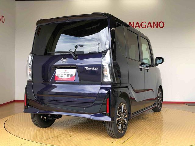 タントカスタムRS2WD ターボ シートヒーター 両側電動スライドドア アイドリングストップ プッシュスタート スマートキー 衝突被害軽減システム 横滑り防止機能 オートライト オートエアコン ABS(長野県)の中古車