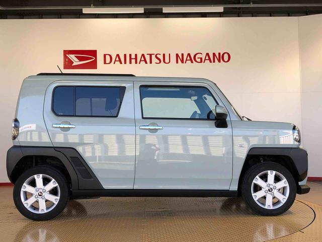 タフトＧターボ　クロムベンチャー４ＷＤ　ターボ　スカイルーフ　　プッシュスタート　スマートキー　オートライト　オートエアコン　電動パーキングブレーキ　衝突被害軽減システム　横滑り防止機能　アイドリングストップ　シートヒーター　ＡＢＳ（長野県）の中古車