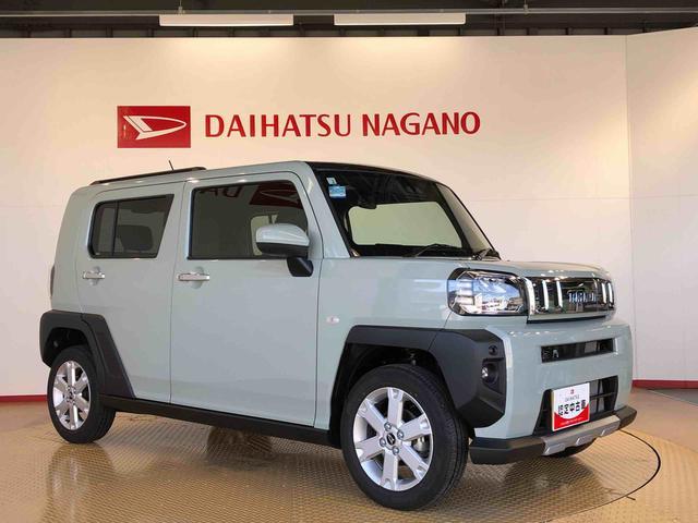 タフトＧターボ　クロムベンチャー４ＷＤ　ターボ　スカイルーフ　　プッシュスタート　スマートキー　オートライト　オートエアコン　電動パーキングブレーキ　衝突被害軽減システム　横滑り防止機能　アイドリングストップ　シートヒーター　ＡＢＳ（長野県）の中古車