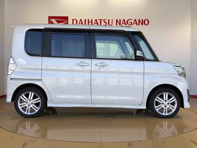 タントカスタムＲＳ　トップエディションＳＡ４ＷＤ　ターボ　両側電動スライドドア　アイドリングストップ　プッシュスタート　スマートキー　衝突被害軽減システム　横滑り防止機能　オートライト　オートエアコン　電動格納ドアミラー　ＡＢＳ（長野県）の中古車