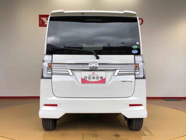 タントカスタムＲＳ　トップエディションＳＡIII４ＷＤ　ターボ　両側電動スライドドア　アイドリングストップ　プッシュスタート　スマートキー　衝突被害軽減システム　横滑り防止機能　オートライト　オートエアコン　電動格納ドアミラー　ＡＢＳ（長野県）の中古車