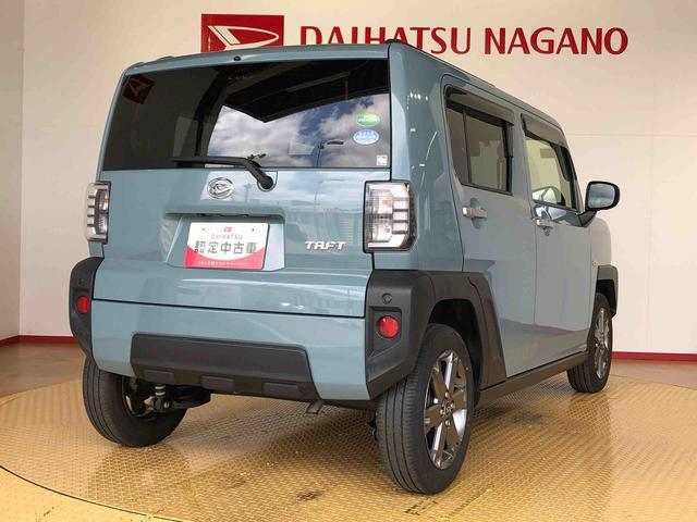 タフトＧターボ２ＷＤ　ターボ　スカイルーフ　　プッシュスタート　スマートキー　オートライト　オートエアコン　電動パーキングブレーキ　衝突被害軽減システム　横滑り防止機能　アイドリングストップ　シートヒーター　ＡＢＳ（長野県）の中古車