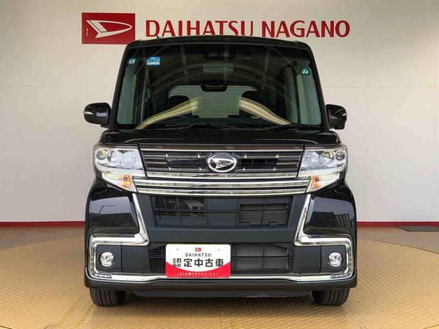 タントカスタムＲＳ　トップエディションＳＡIII４ＷＤ　ターボ　両側電動スライドドア　アイドリングストップ　プッシュスタート　スマートキー　衝突被害軽減システム　横滑り防止機能　オートライト　オートエアコン　電動格納ドアミラー　ＡＢＳ（長野県）の中古車