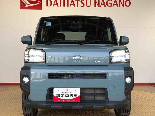 タフトＧ４ＷＤ　スカイルーフ　プッシュスタート　スマートキー　オートライト　オートエアコン　電動パーキングブレーキ　衝突被害軽減システム　横滑り防止機能　アイドリングストップ　ＡＢＳ（長野県）の中古車