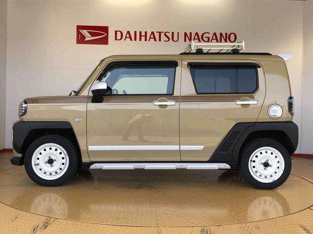 タフトＧターボ４ＷＤ　ターボ　スカイルーフ　　プッシュスタート　スマートキー　オートライト　オートエアコン　電動パーキングブレーキ　衝突被害軽減システム　横滑り防止機能　アイドリングストップ　シートヒーター　ＡＢＳ（長野県）の中古車