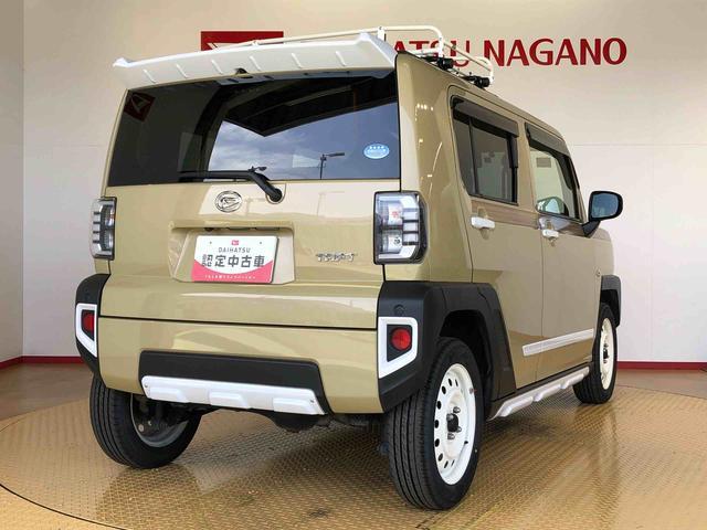 タフトＧターボ４ＷＤ　ターボ　スカイルーフ　　プッシュスタート　スマートキー　オートライト　オートエアコン　電動パーキングブレーキ　衝突被害軽減システム　横滑り防止機能　アイドリングストップ　シートヒーター　ＡＢＳ（長野県）の中古車