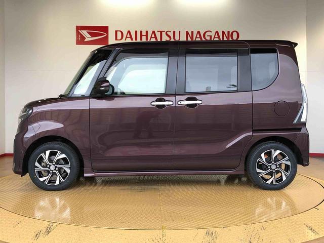 タントカスタムＸ２ＷＤ　両側電動スライドドア　アイドリングストップ　プッシュスタート　スマートキー　衝突被害軽減システム　横滑り防止機能　オートライト　オートエアコン　ＡＢＳ（長野県）の中古車