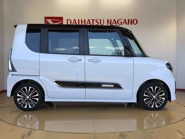 タントカスタムＲＳ２ＷＤ　ターボ　シートヒーター　両側電動スライドドア　アイドリングストップ　プッシュスタート　スマートキー　衝突被害軽減システム　横滑り防止機能　オートライト　オートエアコン　ＡＢＳ（長野県）の中古車