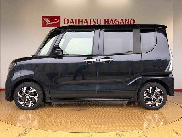 タントカスタムＸ２ＷＤ　　両側電動スライドドア　アイドリングストップ　プッシュスタート　スマートキー　衝突被害軽減システム　横滑り防止機能　オートライト　オートエアコン　ＡＢＳ（長野県）の中古車