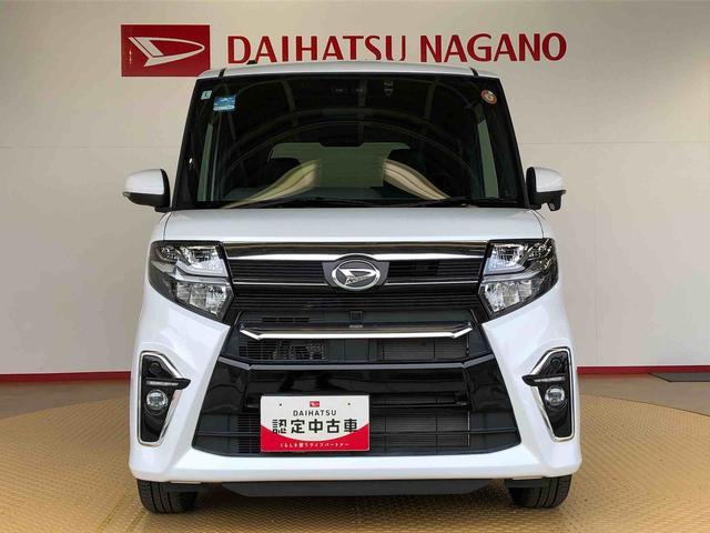 タントカスタムＲＳ４ＷＤ　ターボ　シートヒーター　両側電動スライドドア　アイドリングストップ　プッシュスタート　スマートキー　衝突被害軽減システム　横滑り防止機能　オートライト　オートエアコン　ＡＢＳ（長野県）の中古車