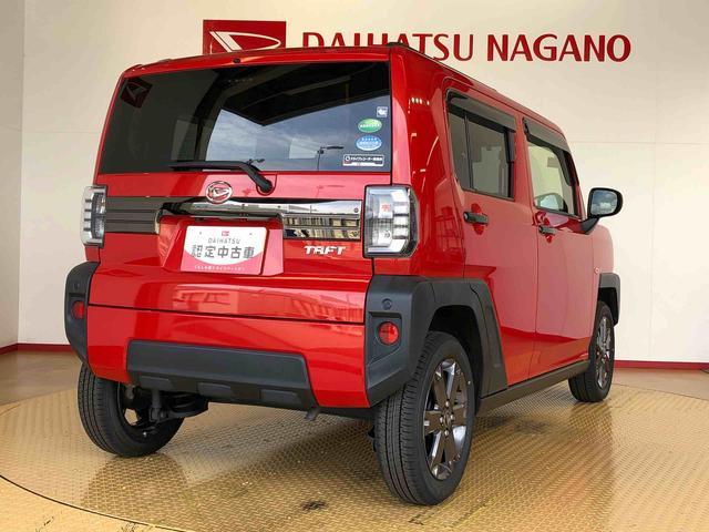 タフトＧ２ＷＤ　スカイルーフ　　プッシュスタート　スマートキー　オートライト　オートエアコン　電動パーキングブレーキ　衝突被害軽減システム　横滑り防止機能　アイドリングストップ　ＡＢＳ（長野県）の中古車