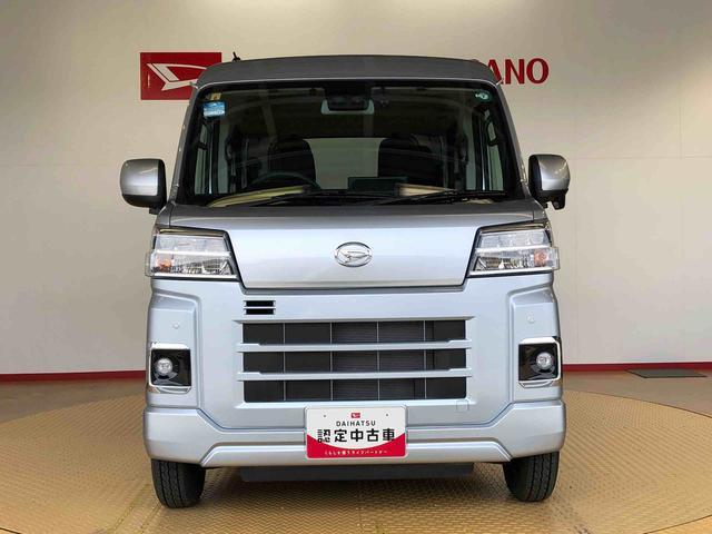 ハイゼットカーゴデッキバンＧ４ＷＤ　プッシュスタートエンジン　キーフリーシステム　エアコン　パワステ　電動格納ドアミラー　パワードアロック　　衝突被害軽減システム　横滑り防止機能　アイドリングストップ　ＡＢＳ（長野県）の中古車