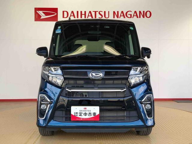 タントカスタムＲＳ２ＷＤ　ターボ　シートヒーター　両側電動スライドドア　アイドリングストップ　プッシュスタート　スマートキー　衝突被害軽減システム　横滑り防止機能　オートライト　オートエアコン　ＡＢＳ（長野県）の中古車