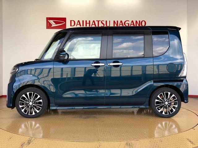 タントカスタムＲＳ２ＷＤ　ターボ　シートヒーター　両側電動スライドドア　アイドリングストップ　プッシュスタート　スマートキー　衝突被害軽減システム　横滑り防止機能　オートライト　オートエアコン　ＡＢＳ（長野県）の中古車