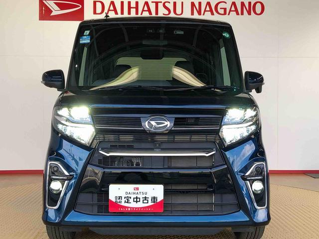 タントカスタムＲＳ２ＷＤ　ターボ　シートヒーター　両側電動スライドドア　アイドリングストップ　プッシュスタート　スマートキー　衝突被害軽減システム　横滑り防止機能　オートライト　オートエアコン　ＡＢＳ（長野県）の中古車
