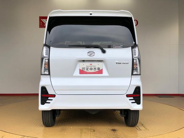 タントウェルカムシートリフト　カスタムＲＳ４ＷＤ　ターボ　シートヒーター　両側電動スライドドア　アイドリングストップ　プッシュスタート　スマートキー　衝突被害軽減システム　横滑り防止機能　オートライト　オートエアコン　ＡＢＳ（長野県）の中古車